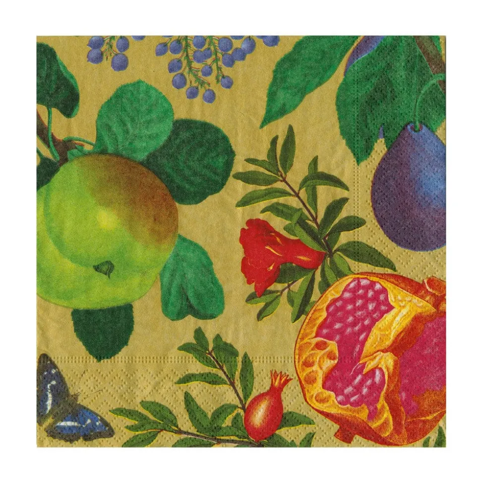Royal Orchard Gold 2 Luncheon Napkins - includes 20 Luncheon Napkins