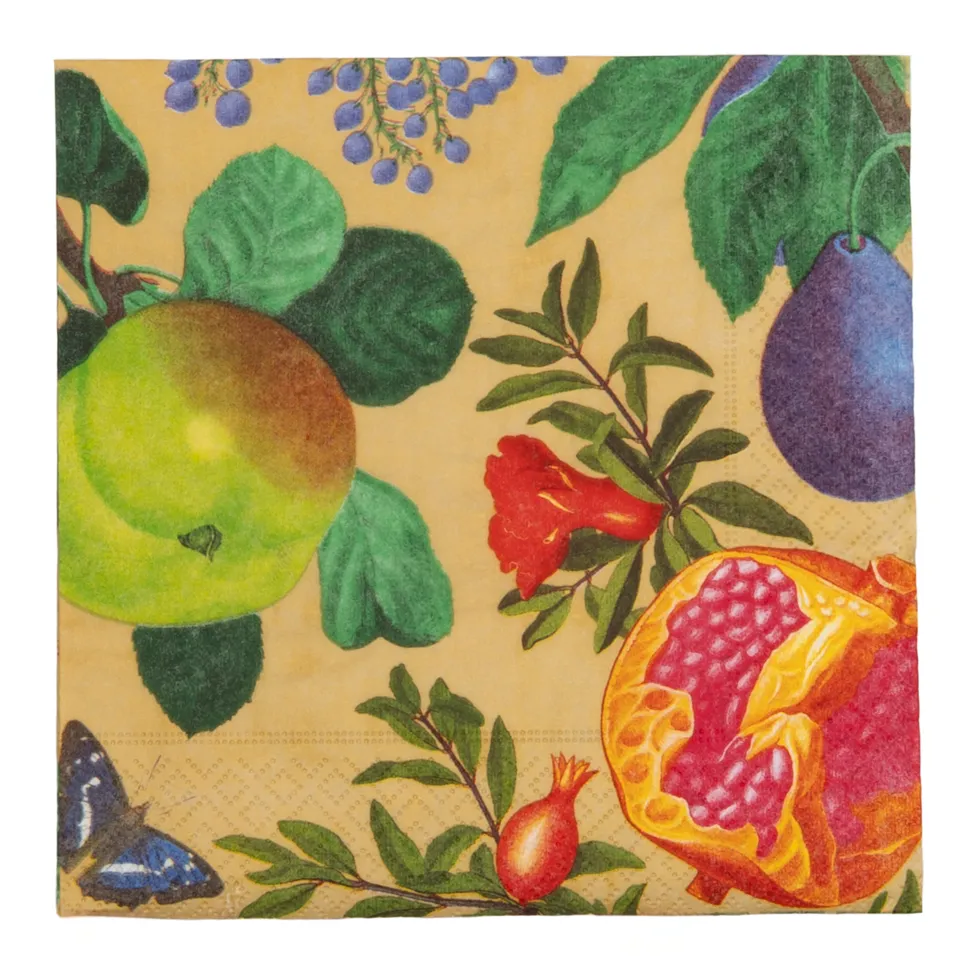 Royal Orchard Gold 2 Luncheon Napkins - includes 20 Luncheon Napkins