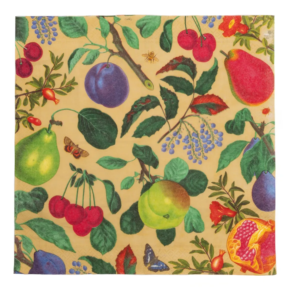 Royal Orchard Gold 2 Luncheon Napkins - includes 20 Luncheon Napkins