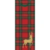 Royal Plaid Reindeer Gift Bags - includes 1 Gift Bags