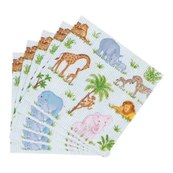 Safari Baby Cocktail Napkins - 20 Per Package