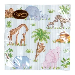 Safari Baby Cocktail Napkins - 20 Per Package