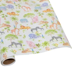 Safari Baby Gift Wrapping Paper - 30 x 8 Roll
