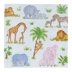 Safari Baby Luncheon Napkins - 20 Per Package