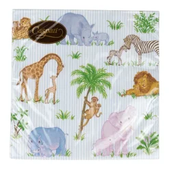 Safari Baby Luncheon Napkins - 20 Per Package