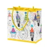 Safari Birthday Small Square Gift Bag - 1 Each