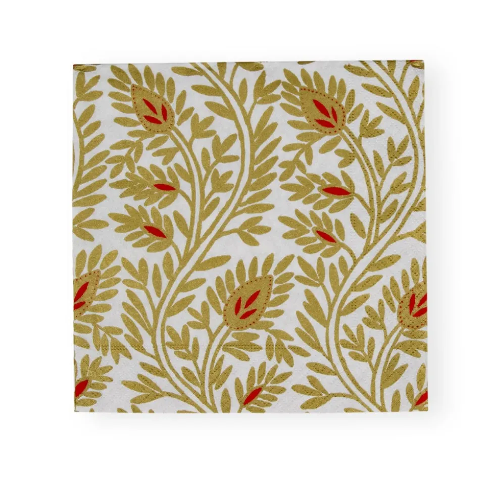 Samsara Gold Luncheon Napkins - 20 Per Package
