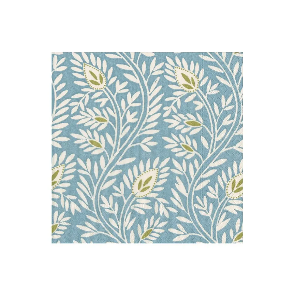 Samsara Stone Blue Boxed Cocktail Napkins - 40 Per Box