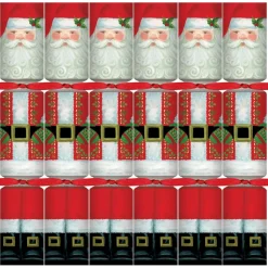 Santa Claus Celebration Crackers - 6 Per Box