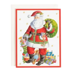 Santa Claus Lane Boxed Christmas Cards - 15 Cards & 15 Envelopes