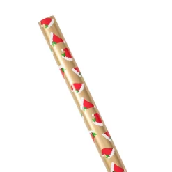 Santa Hat Toss Reversible Gift Wrapping Paper - 30