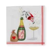 Santa Splash Cocktail Napkins - 20 Per Package