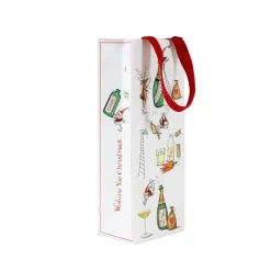 Santa Splash Wine & Bottle Gift Bag - 1 Each