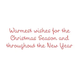 Santa With Dogs Petite Boxed Christmas Cards - includes 15 cards & envelopes