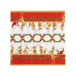 Santa's Bar Cocktail Napkins - includes 20 Cocktail Napkins