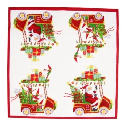 Santa's Golf Cart Cocktail Napkins - 20 Per Package