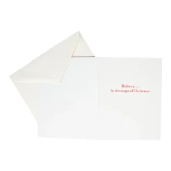 Santa's Sleigh Boxed Christmas Cards - 15 Christmas Cards & 15 Envelopes