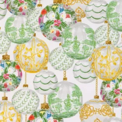 Savannah White Gift Wrap