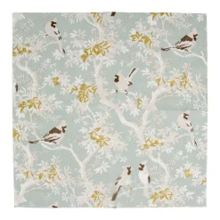Scenic Songbirds Celadon Cocktail Napkins - 20 Per Package