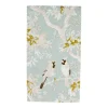 Scenic Songbirds Celadon Guest Towel Napkins - 15 Per Package