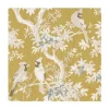 Scenic Songbirds Gold & Ivory Luncheon Napkins - 20 Per Package