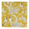 Scenic Songbirds Gold & Ivory Cocktail Napkins - 20 Per Package