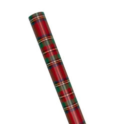 Scottish Tartan Red Roll Wrap - includes 1 Roll