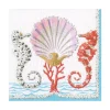 Seahorses and Shell Paper Luncheon Napkins - 20 Per Package