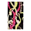 Serpentine Black Guest Towel Napkins - 15 Per Package
