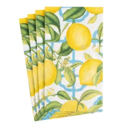 Seville Paper Guest Towel Napkins in Ivory - 15 Per Package