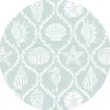 Seychelles Die-Cut Placemat in Aqua - 4 Per Package
