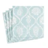 Seychelles Paper Cocktail Napkins in Aqua - 20 Per Package