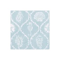 Seychelles Paper Cocktail Napkins in Aqua - 20 Per Package