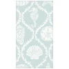 Seychelles Paper Guest Towel Napkins in Aqua - 15 Per Package