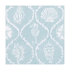 Seychelles Paper Luncheon Napkins in Aqua - 20 Per Package