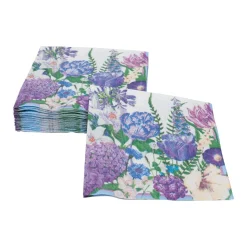 Shades Of Blue Cocktail Napkins - 20 Per Package