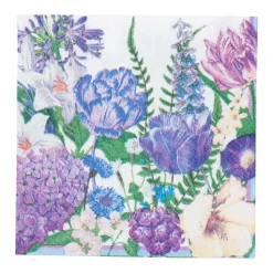 Shades Of Blue Cocktail Napkins - 20 Per Package