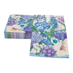 Shades Of Blue Guest Towel Napkins - 15 Per Package