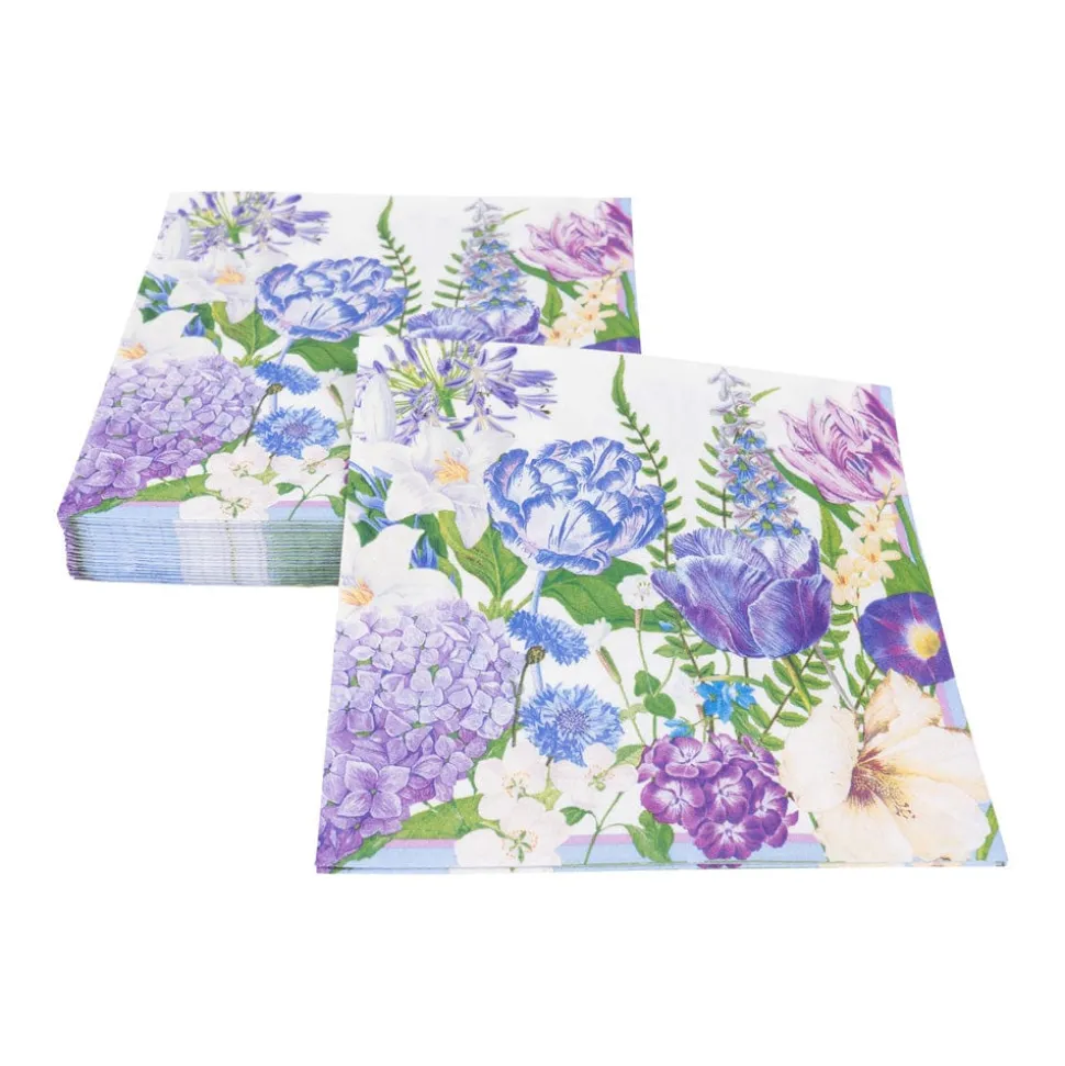 Shades Of Blue Luncheon Napkins - 20 Per Package