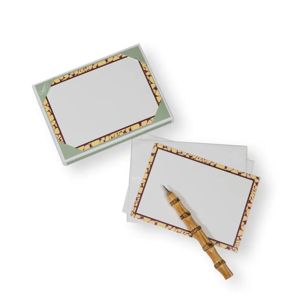 Shell Texture Border Correspondence Cards - 12 Per Package