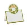 Shell Wreath Place Cards Die Cut Package 8 In