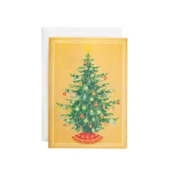 Shining Christmas Tree Small Boxed Christmas Cards - includes 15 cards & envelopes