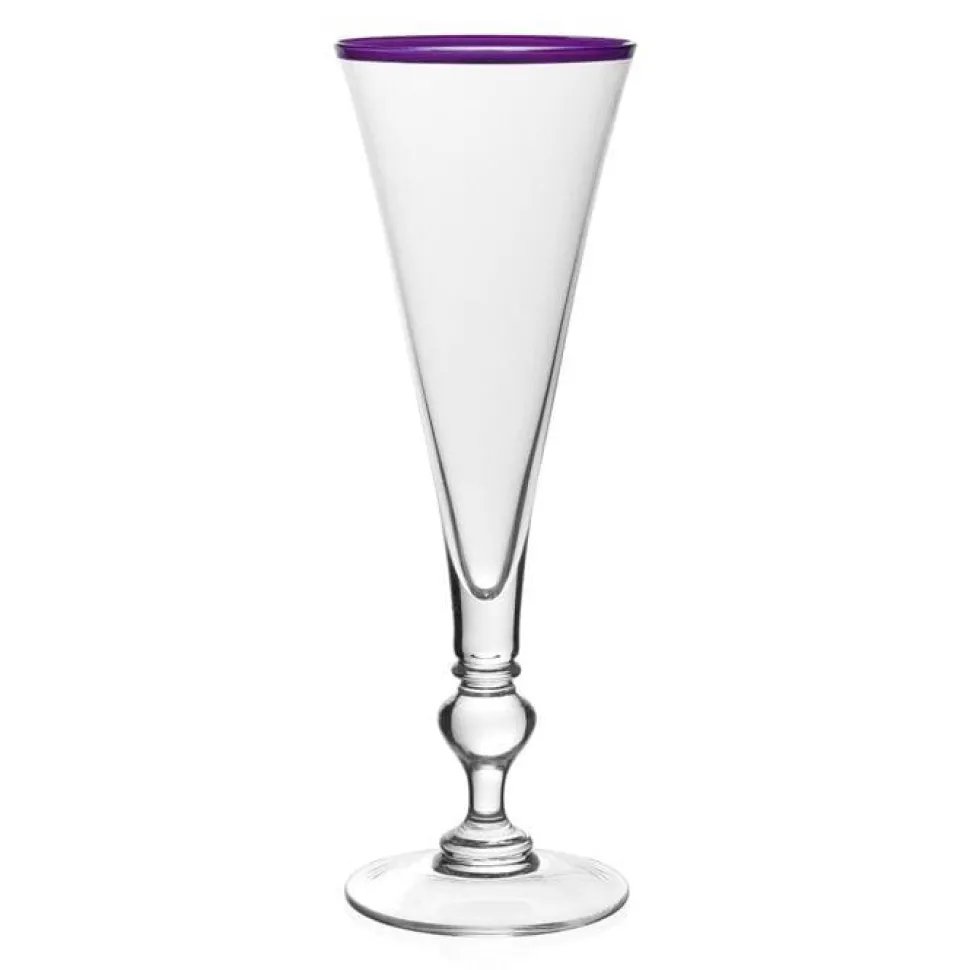 Siena Champagne Flute in Amethyst