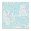Silk Road Toile Robin's Egg Boxed Cocktail Napkins - 40 Per Box