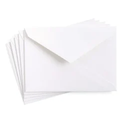 Simple Border Personalized Monogram Folded Note Cards