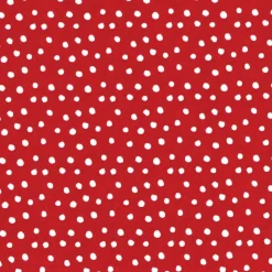 Small Dots Gift Wrapping Paper on Red High-Gloss - 30