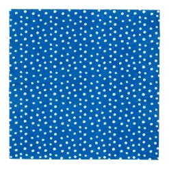 Small Dots Royal Blue Cocktail Napkins - 20 Per Package