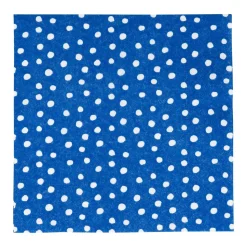Small Dots Royal Blue Luncheon Napkins - 20 Per Package