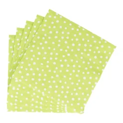 Small Dots Spring Green Luncheon Napkins - 20 Per Package