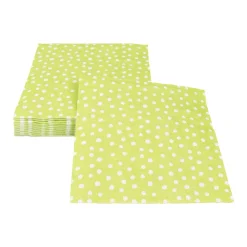 Small Dots Spring Green Luncheon Napkins - 20 Per Package